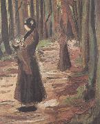 Vincent Van Gogh Tow Women in the Woods (nn04) France oil painting artist